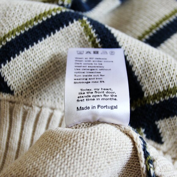 BNWT SS25 PALMES ARGYLE KNITTED VEST S & M & XL - Picture 10 of 13